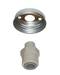 19830 Robinair Oil Injector Cap (Steel) & Bulkhead Fitting