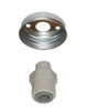 19830 Robinair Oil Injector Cap (Steel) & Bulkhead Fitting