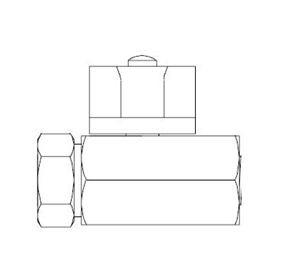 40316 Robinair Ball Valve Assembly