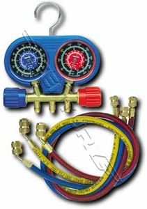 41620 Discontinued See 41630 Robinair Side Wheel Manifold Set With Standard Hoses