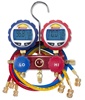 43186 Robinair 2-Way Manifold With Digital Gauges 60" Quick-Seal EnviroGaurd Hoses