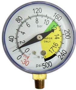 534487 PROMAX Inlet Gauge 500psi