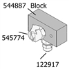 544887 Robinair Dye Bottle Hanger Block Assembly 34988, Requires 545774 Robinair Oil Injector Reservoir Quick Disconnect Fitting, 545762 Aluminum block for Upper Dye Bottle, 122917 Tube Fitting 1/8 Npt X 1/4 Compression.