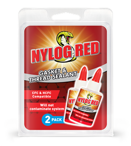 RT200RP Refrigeration Technologies NYLOG RED (CFC/HCFC Mineral or AB) Gasket - Thread Sealant (2-Pack)