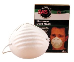 2985 SAS Safety Non-Toxic Dust Mask - 50-Pk