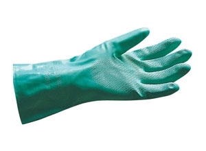 6533 SAS Safety Nitrile Chemical Gloves - Flock Lined - Large