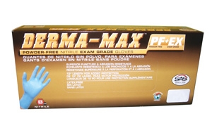 6608-40 SAS Safety Derma-Max Exam P.F. Nitrile- Large