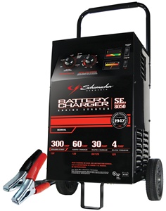 SE-8050 Schumacher 6/12 Volt 300/60/30 Amp Wheeled Manual/Automotive Battery Charger Tester