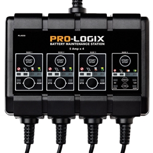 PL4050 Solar 12 Volt 4 Bank 5 Amp PRO-LOGIX Battery Charger Maintainer