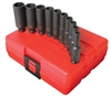 1811 Sunex Tools 10 Pc. 6-Point Deep Fractional Impact Socket Set