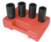 2838 Sunex Tools 4 Pc. 6-Point Deep Spindle Nut Impact Socket Set