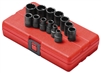 3675 Sunex Tools 13 Pc. 12-Point 3/8” Drive Standard Metric Impact Socket Set