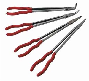 3706 Sunex Tools 4 Pc. 16" Long Needle Nose Pliers Set