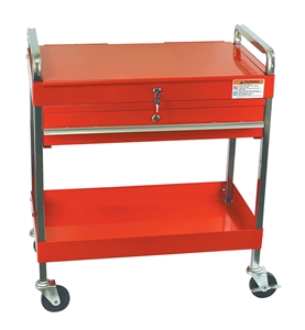 8013A Sunex Tools Service Cart W Locking Top Red