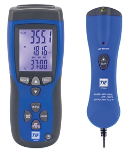 3320 TIF Dual Thermocouple Thermometer With IR (T1 T2 T3) -328 to 2501°F