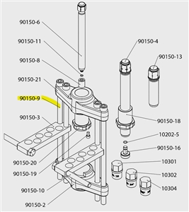 90150-9 Tiger Tool Heavy Duty King Pin Press 15" Cap Screw