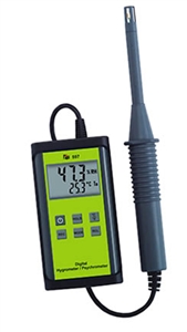 597C1 TPI Digital Hygometer/Psychromotor Relative Humidity (Rh) Temperanture Ambient Temperature Dew Point Wet Blub Carrying Case