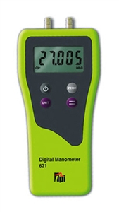 621 TPI Digital Manometer Dual Input 0.001 Resolution Inches H2O Range -120 To 120 Inches H2O W/ A602 And A255