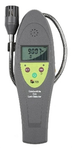 721 TPI Combustible Gas Leak Detector 10-Ppm Sensitivity Displays Real Ppm Stepped Ppm %Lel