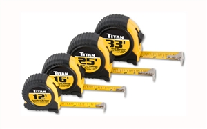 10902 Titan 4 Pc. Tape Measure Set