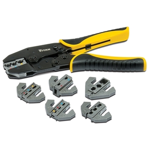 11950 Titan 7 pc. Ratcheting Terminal Crimping Set