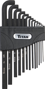 12737 Titan 13 Piece SAE Low Profile Hex Key Set