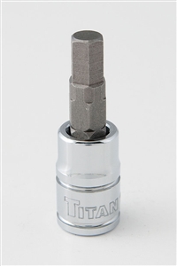 15605 Titan 5mm 1/4in Dr. Hex Bit Socket