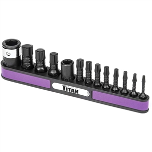 16036 Titan 13 pc. Impact Torx® Plus Bit Set