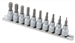 16134 Titan 10pc 3/8in Dr. Metric Hex Bit Socket Set