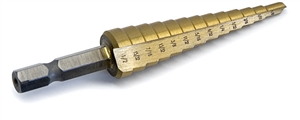 16501 Titan 1/8in-1/2in #1 Step Drill Bit