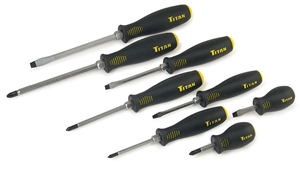 17208 Titan 8pc Standard Screwdriver Set