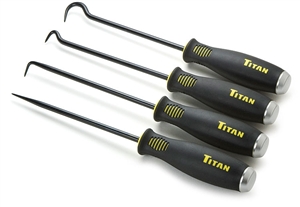 17224 Titan 4pc Jumbo Bolstered Pick & Hook Set