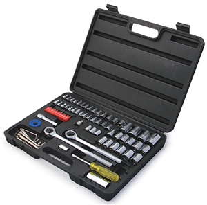 18194 Titan 75 Piece Chrome Socket Set