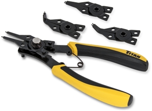 18402 Titan Convertible Internal External Snap Ring Plier Set