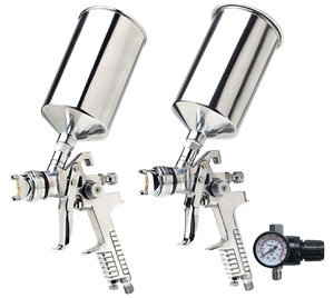 19100 Titan 3pc Dual Setup HVLP Spray Gun Kit