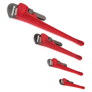 21304 Titan 4pc Steel Pipe Wrench Set