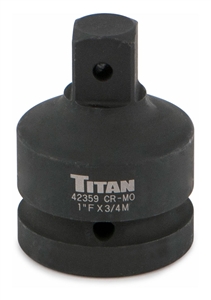 42359 Titan 1in F to 3/4in M Impact Socket Adaptor