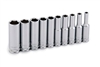 66300 Titan 10pc. SAE 1/4in Drive Deep Socket Set