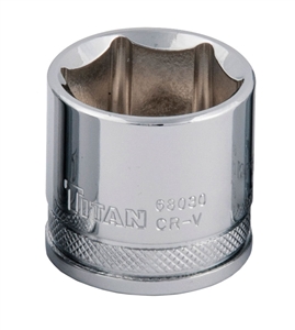 68008 Titan 1/4in 3/8in Drive Standard Socket