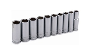 68402 Titan 10pc. 3/8in Drive Metric Deep Socket Set