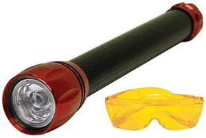 413020 UView PICO-Lite™ 1 Watt Luxeon® LED UV Light With UV Glasses And (3) AA Batteries.