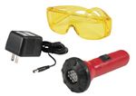 413060 Uview Microled-Lite™ Cordless And Rechargeable 12 LED UV Light With UV Glasses And Charger.