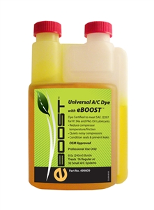 499009 Uview Universal A/C Dye Bottle Wth E-BOOST 8oz.