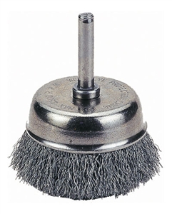 1423-2106 Firepower Cup Brush 1-1/2" Crimped Wire