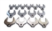 7814 V8 Hand Tools 14 Pc. Jumbo Crowfoot Wrench Set - Fractional 1-1/16” To 2”