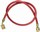 68336A Robinair 36" Red Enviro-Guard Hose 45 Degree Quick Seal Fitting 1/4" Flare