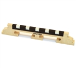 Grover #95 5 String 1/2" Acousticraft Banjo Bridge w/ Bone Inserts