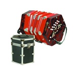 Mirage C7001 20 Button 40 Reed Concertina w/ Hard Case