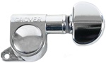 Grover 205C6 Mini Rotomatic Tuning Machines Guitar Tuners Inline 6 Chrome