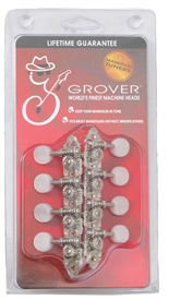 Grover 309N A-Style Nickel Mandolin Tuning Machines 4 x 4 Tuners